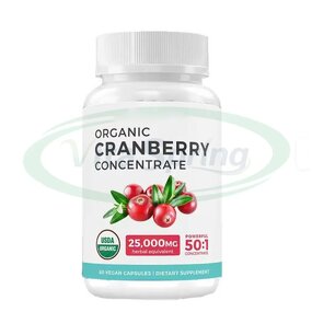 Cranberry Tablets Manufacturer - Private Label with Vitamin C Collagen Probiotics & VitaSpring