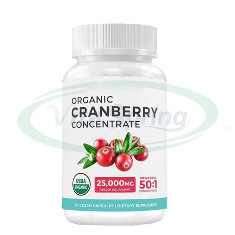 Cranberry Tablets Manufacturer - Private Label with Vitamin C Collagen Probiotics & VitaSpring