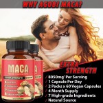 Maca Extract Power Tablets Manufacturer - Strong Black Maca Root Capsules for Vitality and Stamina