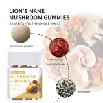 OEM/ODM Vegan Lion's Mane Mushroom Gummies Manufacturer - Organic Nootropics Brain Supplement with Private Label