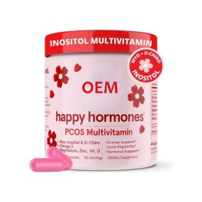 OEM Multivitamin D-Chiro Vitamin Capsules Manufacturer - Happy Hormone Inositol Complex Zinc Vitamins Minerals