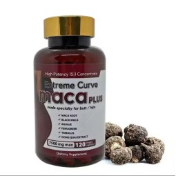 OEM Black Maca Root Capsules Manufacturer - Herbal Supplement for Butt and Hips Enhancement for All