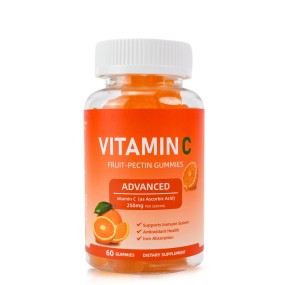 Vegetarian Pectin Vitamin C Gummies Manufacturer - Soft Candy Skin Whitening Immune Daily Nutritional Supplement