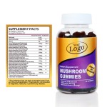 OEM Vegan Powerful Energy-Boosting Mushroom Gummies Factory - Brain and Immunity Enhancing Vitamins with Custom Manufacturing