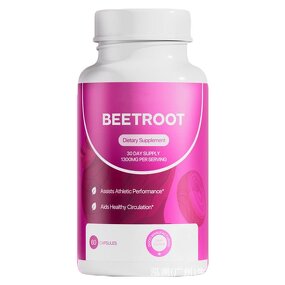 Beetroot Capsules Manufacturer - 60 Count Bone Density Adult Customized OEM