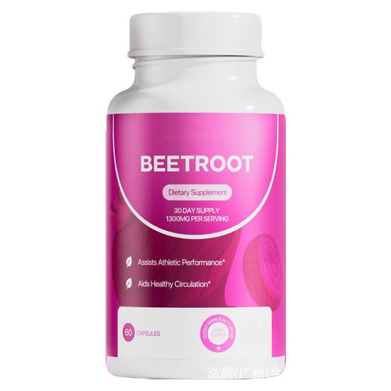 Beetroot Capsules Manufacturer - 60 Count Bone Density Adult Customized OEM