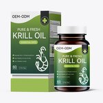Krill Oil Softgels Manufacturer - 1400mg 90 Count Omega-3 EPA DHA High Content