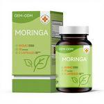 Moringa Herbal Supplements Manufacturer - 60 Count Bone Density Hair Growth 2/Day