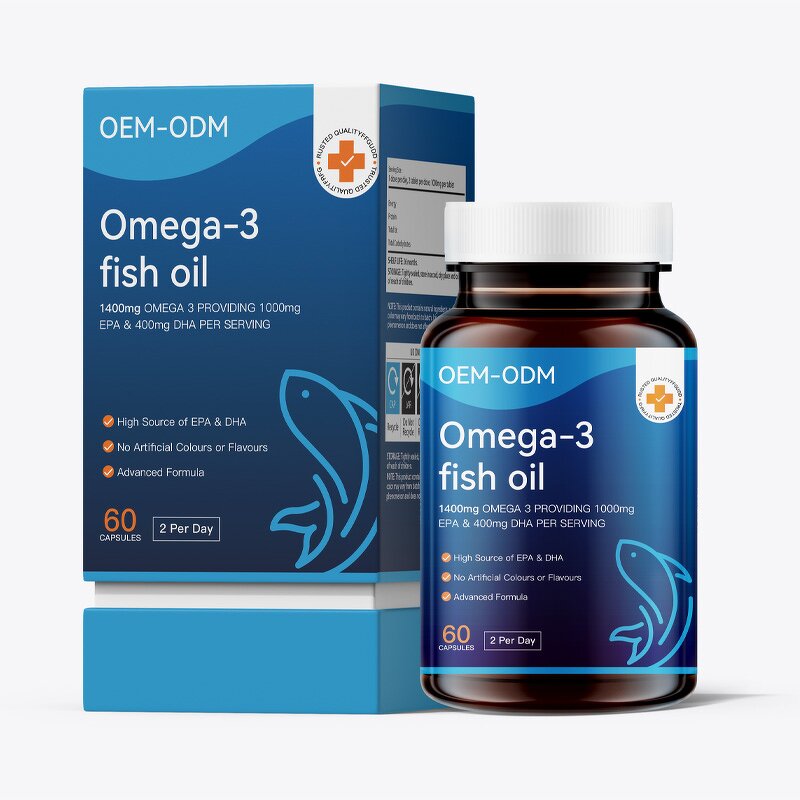 Omega 3 Fish Oil Softgels Manufacturer - 1000mg EPA 400mg DHA Halal OEM