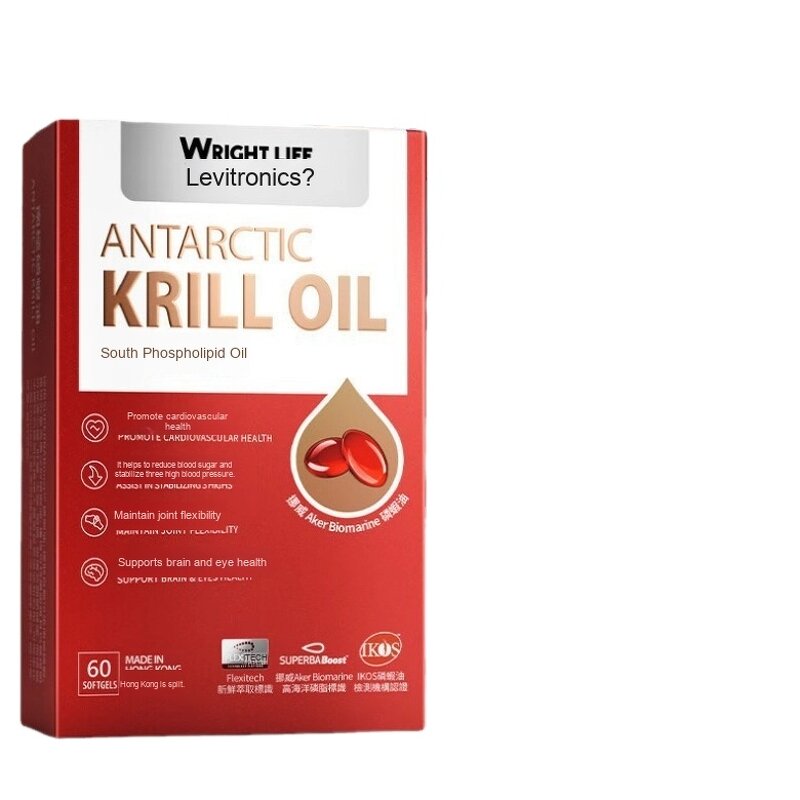 Antarctic Krill Oil Softgels Manufacturer - 56% Phospholipid DHA Vitamin Adult