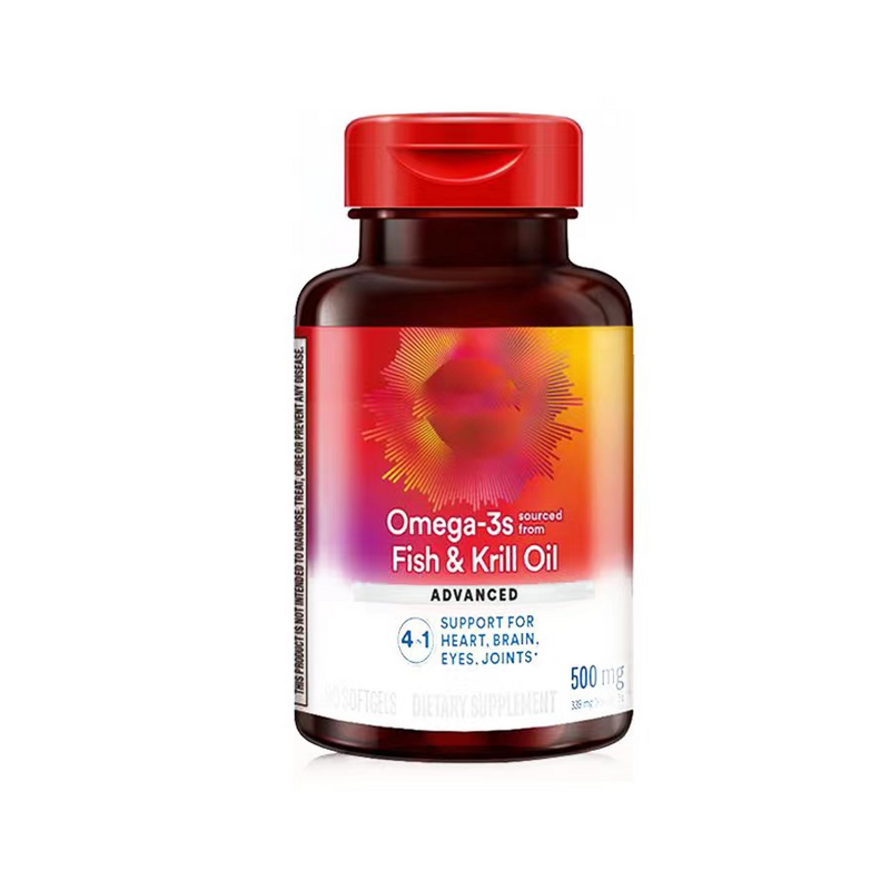 Krill Oil Softgels Manufacturer - Omega-3 4-in-1 Antioxidant Hair Growth OEM