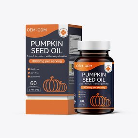 Pumpkin Seed Oil Softgels Manufacturer - 3000mg Saw Palmetto Pure Virgin Oil