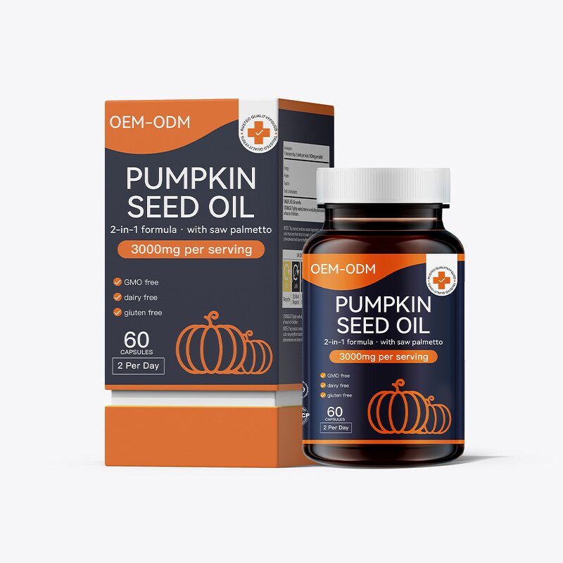Pumpkin Seed Oil Softgels Manufacturer - 3000mg Saw Palmetto Pure Virgin Oil