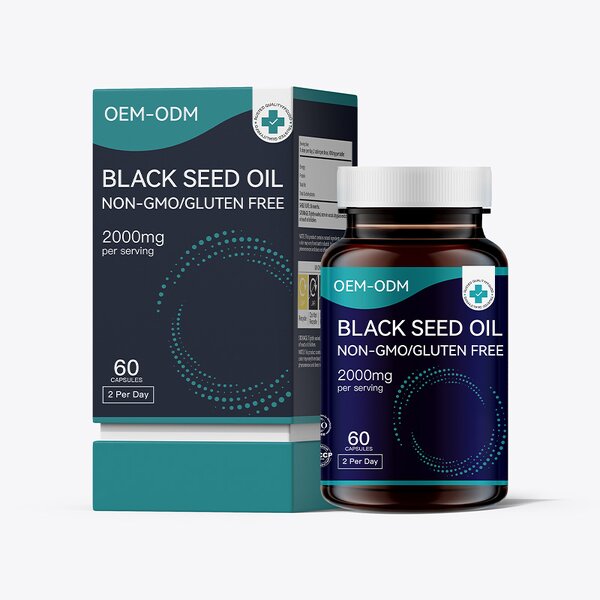 Black Cumin Seed Oil Softgels Manufacturer - 3000mg 60 Count Organic OEM Wholesale