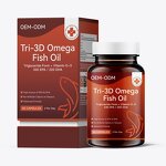 Omega 3 Fish Oil Softgels Manufacturer - 1400mg 90 Count Heart Brain Supplement