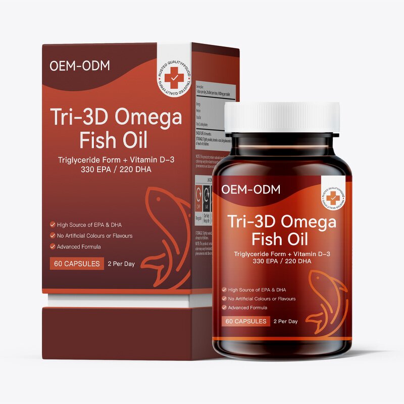 Omega 3 Fish Oil Softgels Manufacturer - 1400mg 90 Count Heart Brain Supplement
