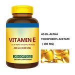 Vitamin E Softgels Manufacturer - 300mg 2000mg Antioxidant 24-Month Shelf OEM