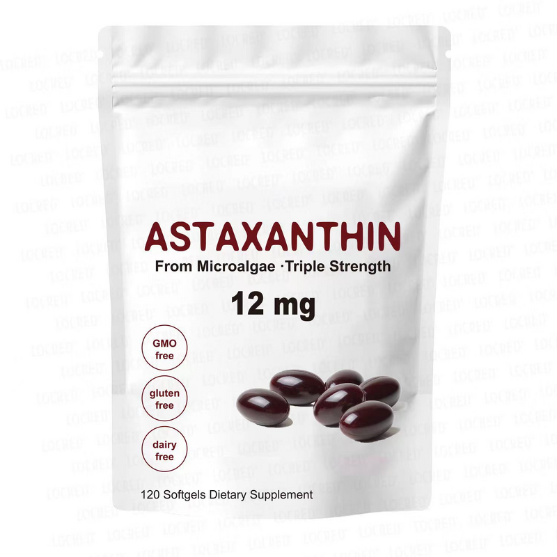 Astaxanthin Softgels Manufacturer - Skin Bone Health 2/Day Marine Biology OEM