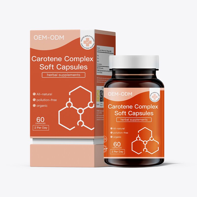 Carotene Complex Softgels Manufacturer - Beta Carotene Fat-Soluble Antioxidant Adult