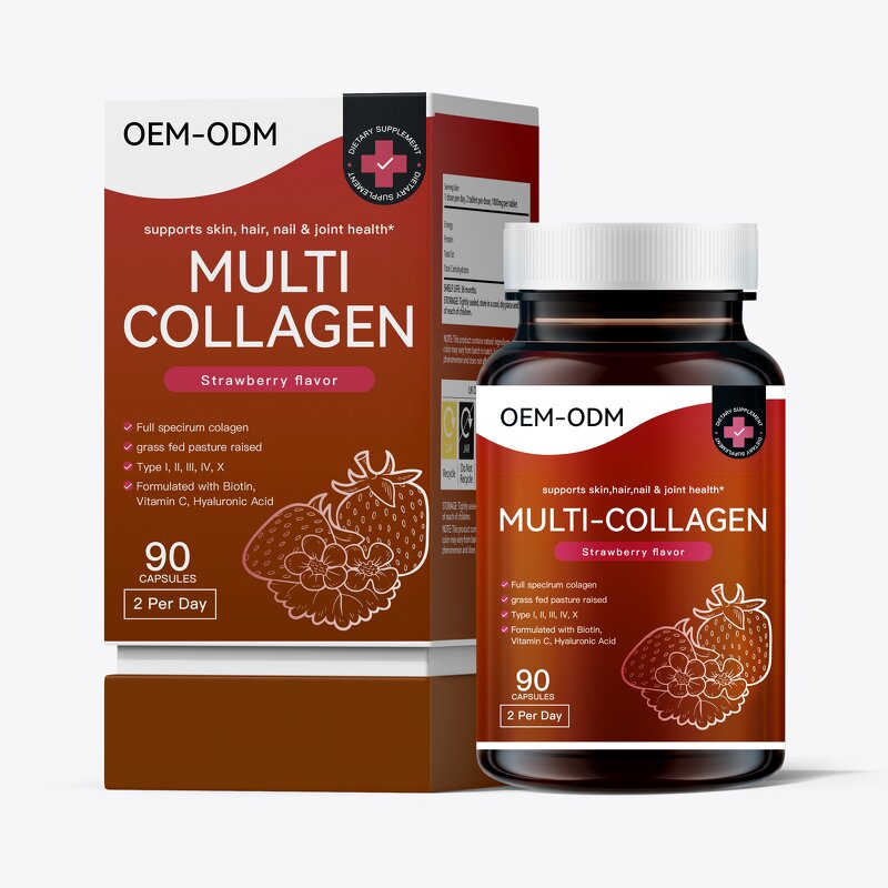 Organic Collagen Capsules Manufacturer - Skin Whitening Adult Vitamin OEM/ODM