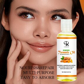 Turmeric Essential Oil Manufacturer - 100ml 7 Days Brighten Hair Skin Even Tone Custom