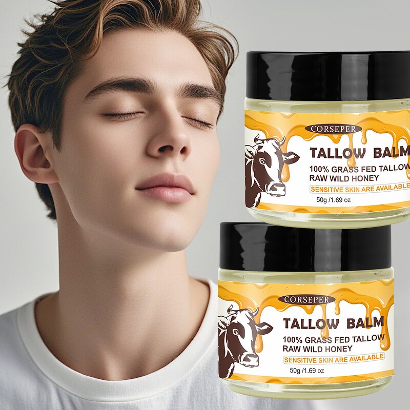 Beef Tallow Balm Manufacturer - Organic Skin Care Moisturizing Cream Private Label