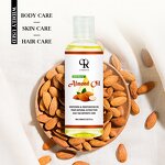 Almond Body Oil Manufacturer - Pure Organic Brightening Spa Moisturizing OEM