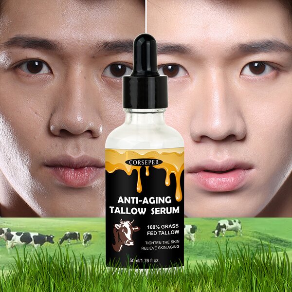 Tallow Serum Manufacturer - Private Label Men Anti-aging Moisturising Glowing Intensive
