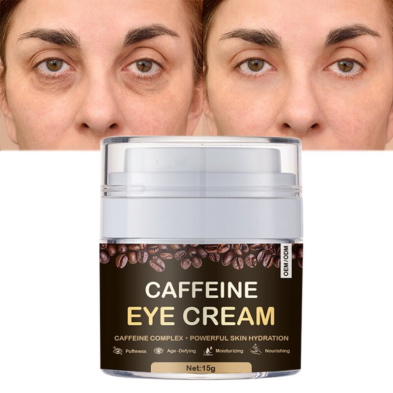 Caffeine Eye Cream Manufacturer - OEM Instant Brightening Dark Circles Puffiness Removal