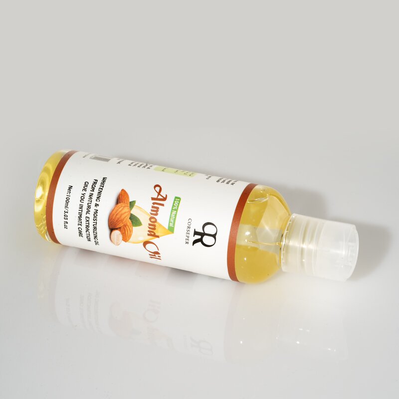 Almond Body Oil Manufacturer - Pure Organic Brightening Spa Moisturizing OEM