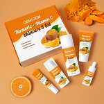 Turmeric Skincare Set Manufacturer - OEM Korean Anti-Acne Vitamin C Brightening Cream