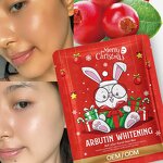 Pomegranate Sheet Mask Manufacturer - Christmas VC Plant Fruit Whitening Moisturizing