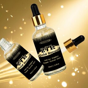24K Gold Serum Manufacturer - OEM Instant Lift Tightening Fade Fine Wrinkles Whitening