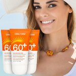 Sunscreen Cream Manufacturer - Korean Organic Anti-Freckle Vegan Whitening SPF 60 Face Body