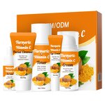 Turmeric Skincare Set Manufacturer - OEM Korean Anti-Acne Vitamin C Brightening Cream