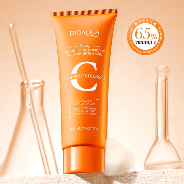 Facial Cleanser Manufacturer - Vitamin C Refreshing Oil Control Anti-Aging Organic & OEM Private Label