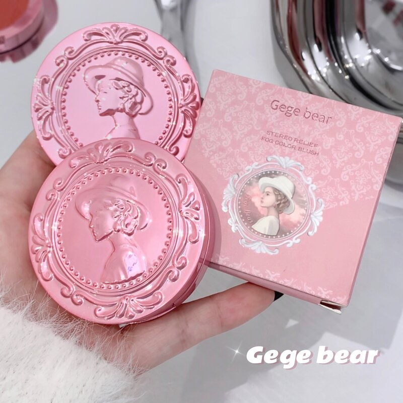 Blush Palette Manufacturer - Gege Bear Matte Silky Facial Blusher Cheek Color for Girls Series