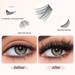 Eyelashes Strip Manufacturer - Gege Bear Natural Self-Adhesive Full Strip Bottom Lashes Curl Manga European