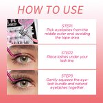 Eyelashes Strip Manufacturer - Gege Bear Natural Self-Adhesive Full Strip Bottom Lashes Curl Manga European