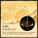 Facial Mask Manufacturer - 24K Gold Hyaluronic Acid Korean Fabric Moisturizing Cleaning Brightening