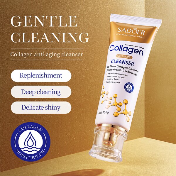 Facial Cleanser Manufacturer - Collagen for Oily or Acne Skin Deep Cleansing Oil Control Refreshing Firming