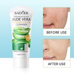 Facial Cleanser Manufacturer - 100g Aloe Vera Gentle Deep Cleaning Hydrating Brightening Whitening Foaming & SADOER