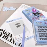 False Eyelashes Manufacturer - Gege Bear Handmade C Degree Synthetic Hair Glue-Free Mermaid Light Airy Natural