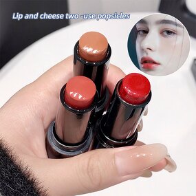 Rouge Manufacturer - Dual-Use Lipstick and Blusher Durable Color Fast Tender Makeup & Wholesale