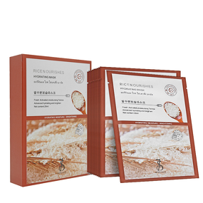 Facial Mask Manufacturer - Rice Essence Moisturizing for Shrink Pores Brighten Skin & OEM ODM