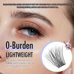Eyelashes Strip Manufacturer - Gege Bear Natural Self-Adhesive Full Strip Bottom Lashes Curl Manga European