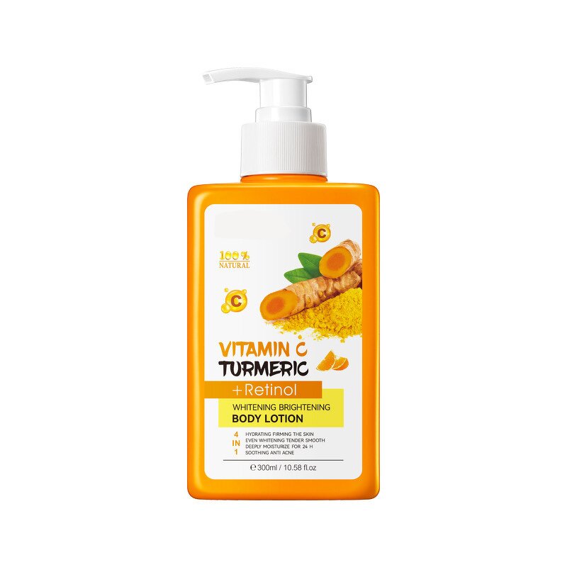 Body Lotion Wholesale Supplier - Herbal Vegetarian Turmeric Deep Moisturizing Adult Whitening