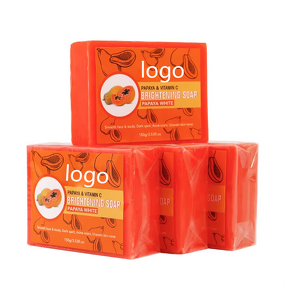 Bar Soap Manufacturer - Organic Papaya Kojic Acid Skin Whitening Anti-Acne Removes Dark Spots for Combination Skin