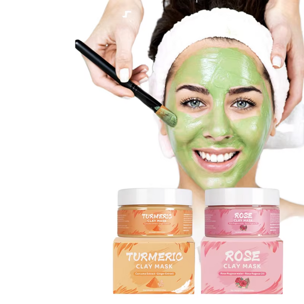 Clay Mask Manufacturer - Pore Purified Green Tea Turmeric Dead Sea with Shea Butter Rose Aloe & OEM Private Brand