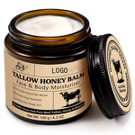 Balm Manufacturer - Organic Beef Tallow Beeswax Honey Nourishing for Women Day Use Face Body & Private Label